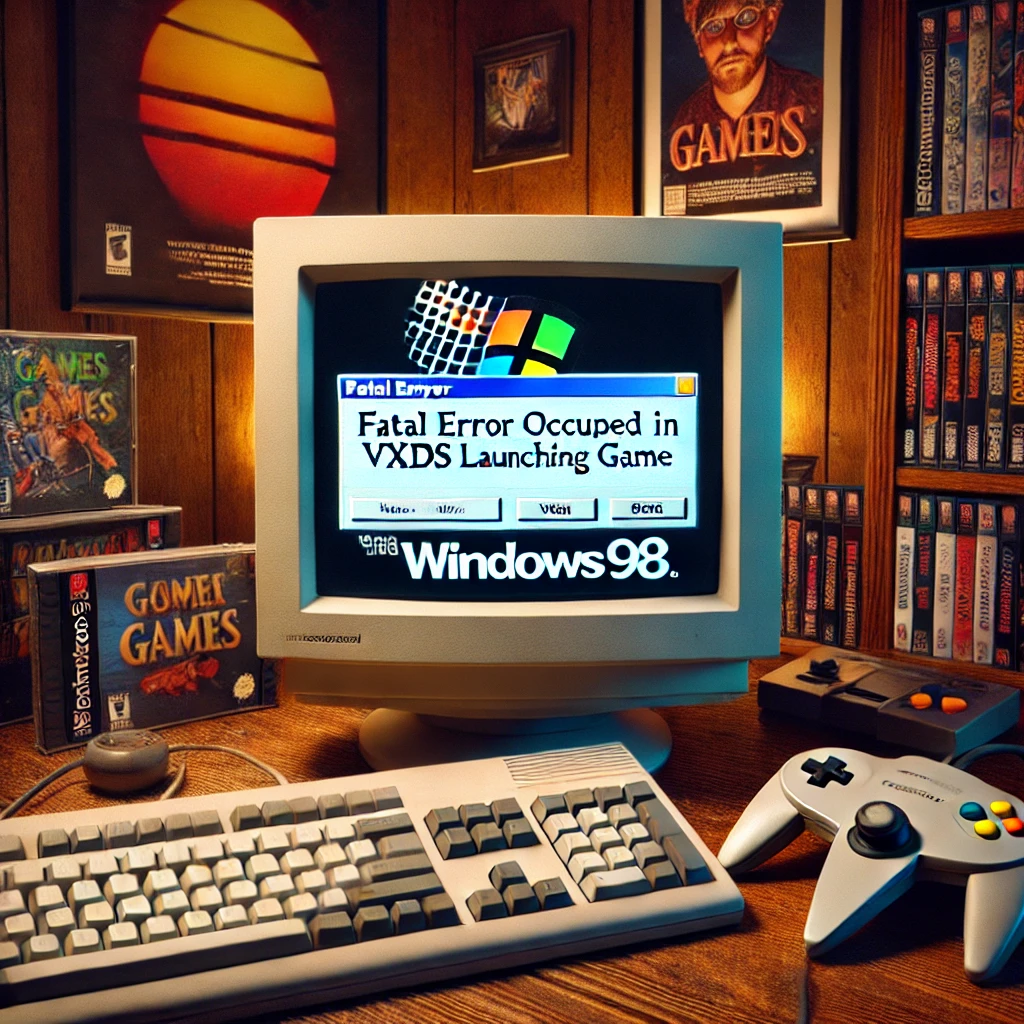 Fixing Fatal Error Occurred in VxDs Launching Game on Win 98